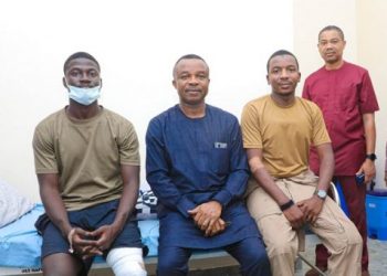 NAF Jet crash: CAS Visits Pilots, Says They Displayed Courage, Professionalism