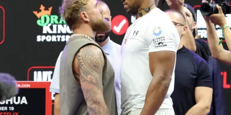 Anthony Joshua Makes Weight For Miami Clash With Jake Paul
