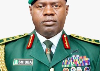Alt="Director of Defence Information, Maj.-Gen. Samaila Uba"