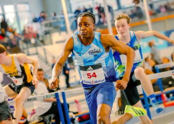 Meet 16-Yr-Old Nigerian Jared Ejiasian Who Broke World Record In 60m Hurdles