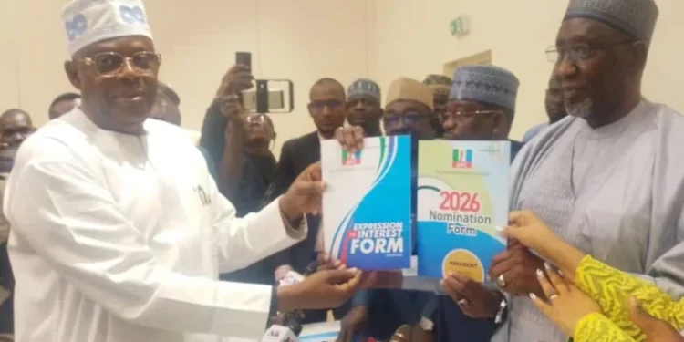 2027: Faleke Picks APC Nomination Forms For Tinubu