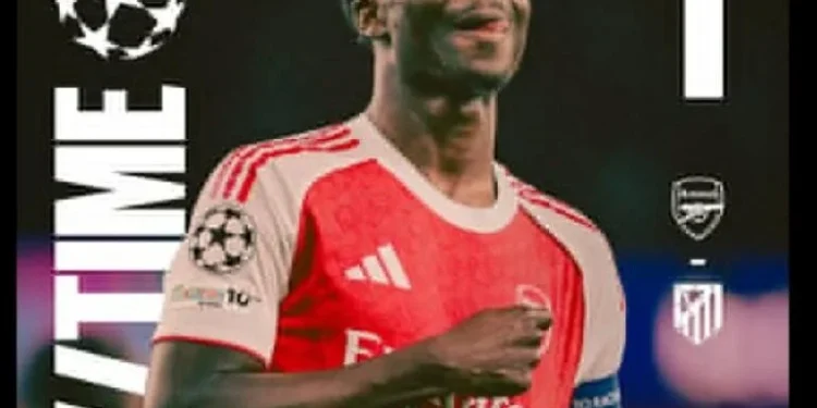 UCL: Saka’s Goal Sends Arsenal To Budapest