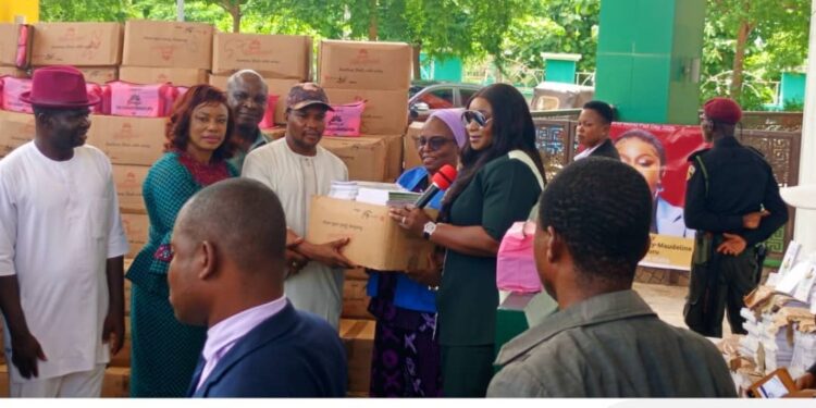 Gov Nwifuru’s Wife Targets 10,000 Girls In Free Sanitary Pad Initiative 