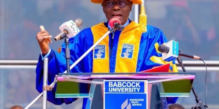 Babcock Varsity Honours Sanwo-Olu With Leadership Award